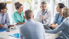 Healthcare professionals in a conference  Healthcare professionals in a conference