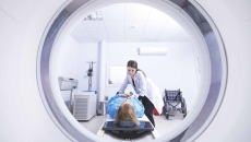 Cancer patient receiving modern treatment Cancer patient receiving modern treatment