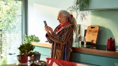 Woman using s cell phone Woman using s cell phone