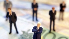 Image of Businessmen and money Image of Businessmen and money