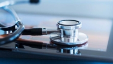 Stethoscope on tablet Stethoscope on tablet