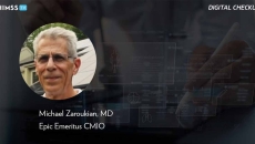 Dr. Michael Zaroukian, Epic Emeritus CMIO Dr. Michael Zaroukian, Epic Emeritus CMIO_Doctor using digital tablet with hologram Photo by Tippapatt/iStock/Getty Images Plus