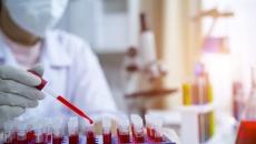 Lab technician at work Lab technician at work