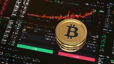 Abstract Bitcoin cryptocurrency concept Abstract Bitcoin cryptocurrency concept