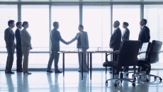 Business people shaking hands Business people shaking hands