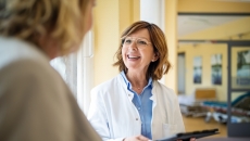 Healthcare professional counselling a person Healthcare professional counselling a person