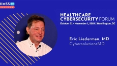Eric Liederman at CybersolutionsMD_Healthcare Cybersecurity Forum 2024 Eric Liederman at CybersolutionsMD_Healthcare Cybersecurity Forum 2024