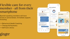 Images of smartphones displaying the Ginger app in Spanish Images of smartphones displaying the Ginger app in Spanish