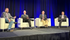 The panelists on stage The panelists on stage