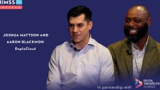 Aaron Blackmon and Joshua Mattson at DuploCloud_Digital Therapeutics Alliance Summit Aaron Blackmon and Joshua Mattson at DuploCloud_Digital Therapeutics Alliance Summit