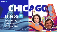 Cleveland Clinic’s chief research information officer, Lara Jehi, and Craig Martin, IT product director for population health Cleveland Clinic’s chief research information officer, Lara Jehi, and Craig Martin, IT product director for population health