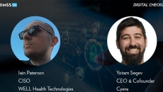 Iain Paterson of WELL Health Technologies and Yotam Segev of Cyera_ Network security icons_Photo: Urupong/Getty Images Iain Paterson of WELL Health Technologies and Yotam Segev of Cyera_ Network security icons_Photo: Urupong/Getty Images