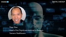 Peter Shen, head of the digital and automation business at Siemens Healthineers Peter Shen at Siemens Healthineers_ML 3D concept by kentoh_Creatas Video+_Getty Images Plus