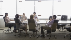 Business people in a meeting Business people in a meeting