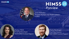 Scott McKeithen, Marleen Welsh and Charles Baschnagel of the Department of Defense Chief Digital and Artificial Intelligence Office Scott McKeithen, Marleen Welsh and Charles Baschnagel of the Department of Defense Chief Digital and Artificial Intelligence Office