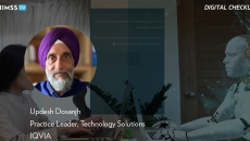 Updesh Dosanjh at IQVIA_ Person typing with animated chatbot AI by sakdam/Vetta/Getty Images Updesh Dosanjh at IQVIA_ Person typing with animated chatbot AI by sakdam/Vetta/Getty Images