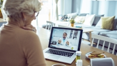 Person having an interactive conversation with a healthcare professional Person having an interactive conversation with a healthcare professional