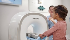 A child using the Kitten Scanner A child using the Kitten Scanner