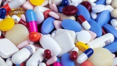 Photo of different coloured drugs