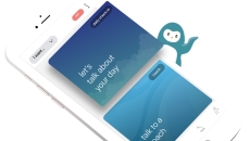 An image of a smartphone displaying the Wysa app, including options to start a daily check-in or chat with a coach. An image of a smartphone displaying the Wysa app, including options to start a daily check-in or chat with a coach.