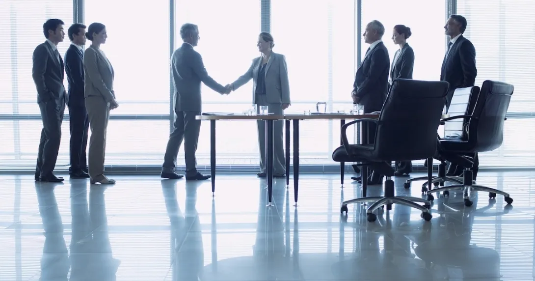 Executives in a conference  Executives in a conference