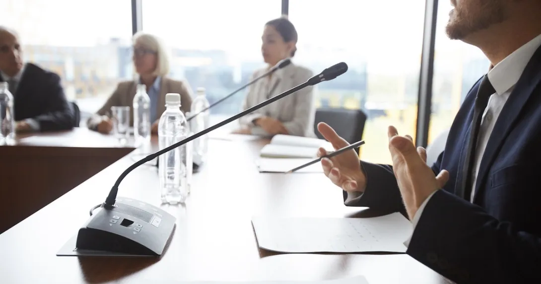 Executives in a meeting Executives in a meeting