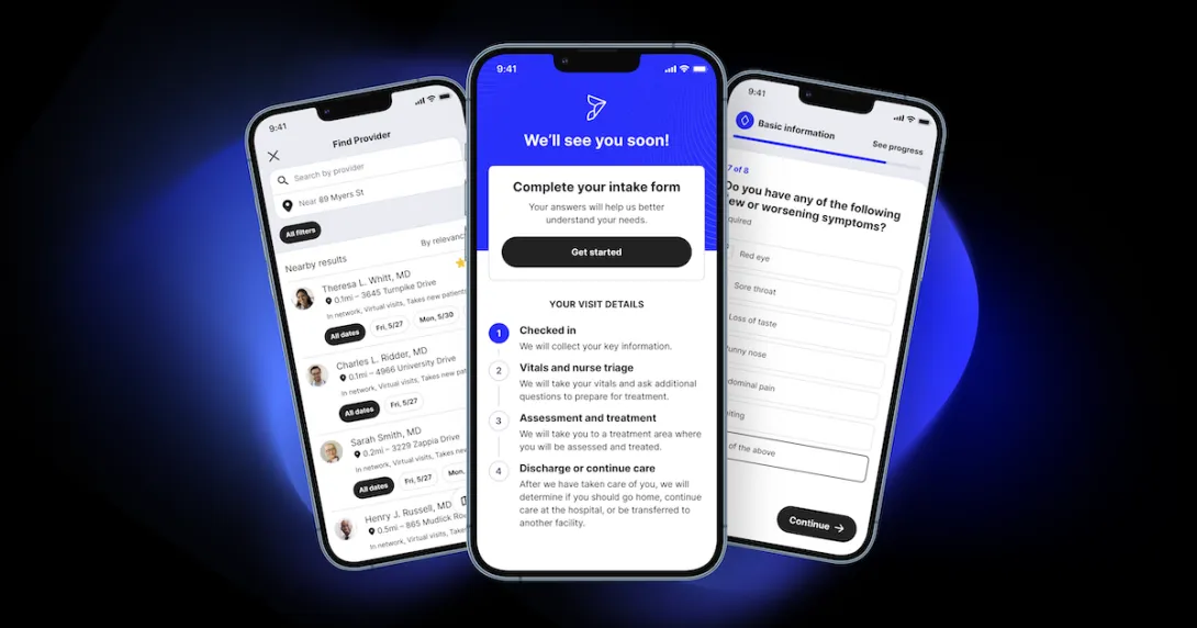 Florence app Florence app shown on phone screen