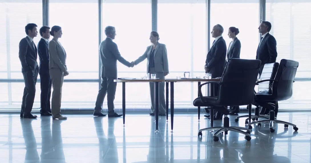 Executives in a meeting Executives in a meeting