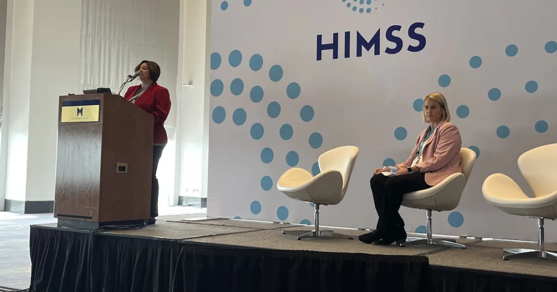 Frederick Health's Jackie Rice and Dr. Kristin Conley Frederick Health's Jackie Rice and Dr. Kristin Conley