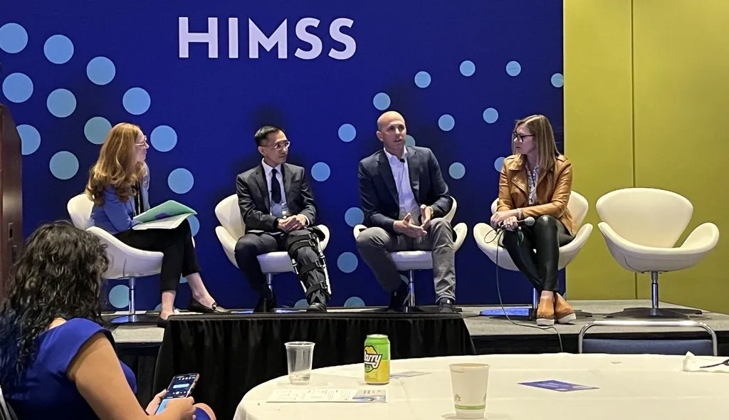 Moderator Julie Rish with Edward Lee, Josh Wymer and Andrea Marks. Moderator Julie Rish with Edward Lee, Josh Wymer and Andrea Marks.