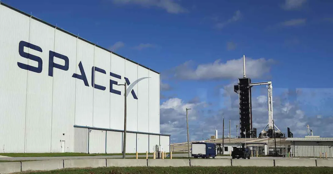 SpaceX building SpaceX building