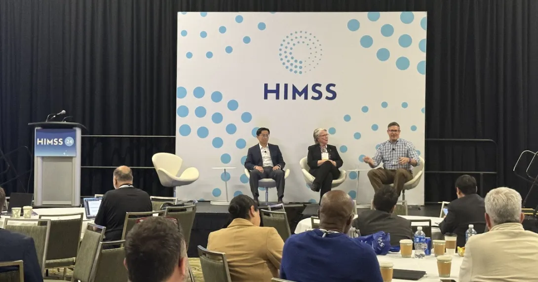 Virtual Connect Forum panel with Matt Cybulsky of Ionian Healthcare Consulting, Andy Chu at Providence Health and Kathleen Mazza of Northwell Health Virtual Connect Forum panel with Matt Cybulsky of Ionian Healthcare Consulting, Andy Chu at Providence Health and Kathleen Mazza of Northwell Health