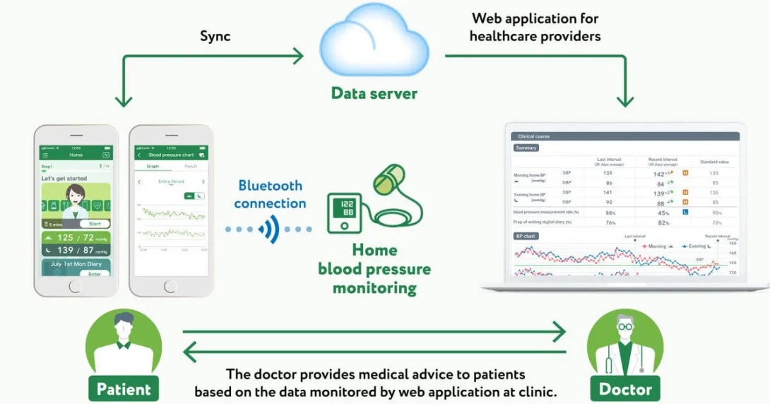 An overview of the digital therapeutic intervention for hypertension